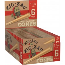 Zig Zag Paper Cone Unbleached 